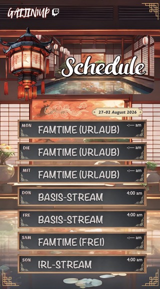 Stream panel