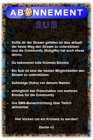 Stream panel
