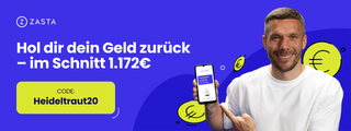Werbung: Spare Geld