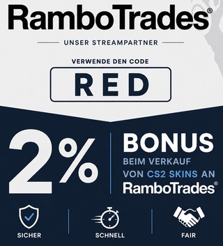 2% Verkaufsbonus mit CODE: RED (Werbung)